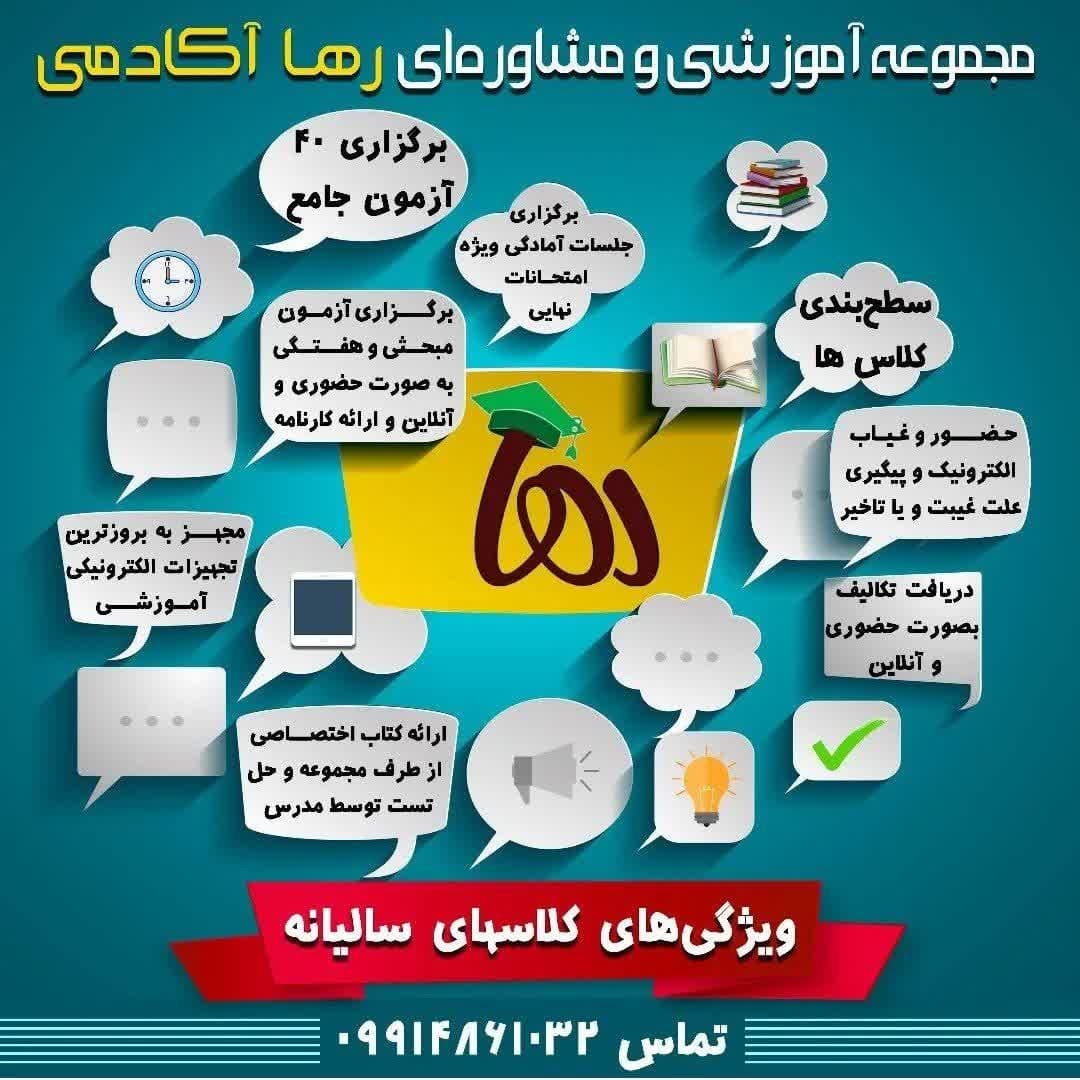 مجموعه آموزشی و مشاوره ای رها آکادمی